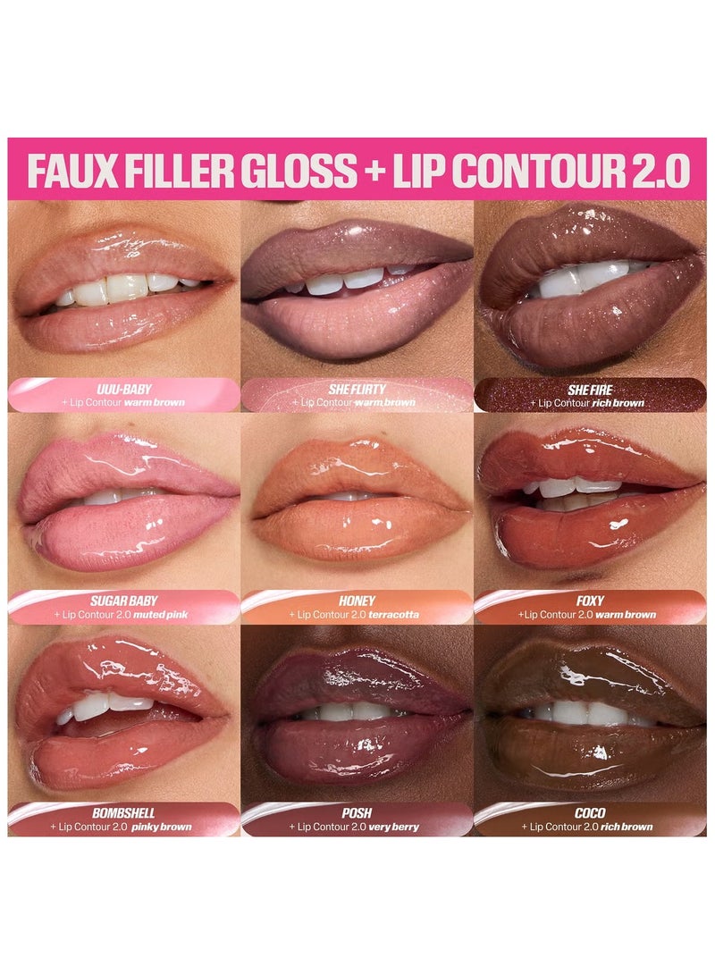Faux Filler Extra Shine Lip Gloss - Posh