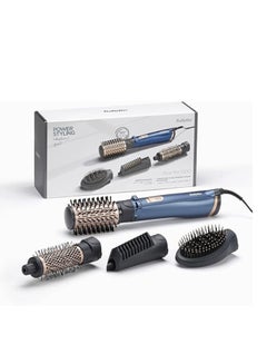 Hair Styler Pro 1000 38mm Thermal Brush With 2,2m Swivel Cord Rotating 50mm Soft Bristle Brush With 2 Heats Plus a Cool Design and Saloon Quality Black / Purple 0None