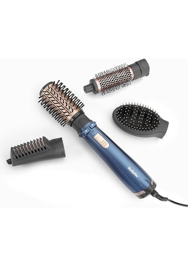 babyliss - Hair Styler Pro 1000 38mm Thermal Brush With 2,2m Swivel Cord Rotating 50mm Soft Bristle Brush With 2 Heats Plus a Cool Design and Saloon Quality Black / Purple 0None - Image 1