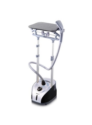 Garment Steamer with Table, 2L Water Tank, 60 Min Continuous Steam, Fast 38s Heat-Up, 32g/min Steam Output, Hand Brush Included – Powerful Vertical Clothes Steamer for Home & Professional Use 2 L 1950 W GSM 6016 Black & White - pnsku/N70168594V/45/_/1744617065/4a3737a9-e5c3-490b-894d-bae9b0d48d9e