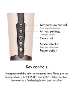 دايسون Airstrait Straightener Ceramic 598962-01 Ceramic Pink/Rose Gold  - Image 3