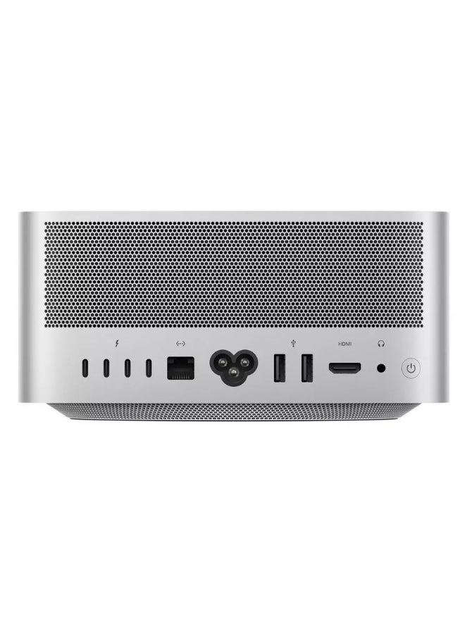 Apple - Mac Studio M4 Max chip 14-core CPU Processor/36GB RAM DDR5/512GB SSD/32‑core GPU Graphics/ Silver - Image 1