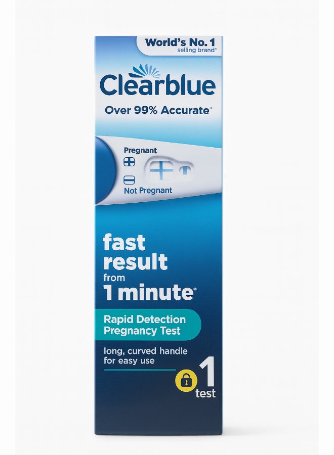 Clearblue Pregnancy Test Rapid Detection 1 Test - Image 1