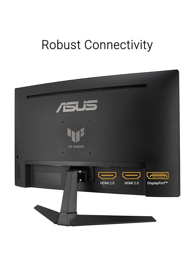 TUF Gaming VG27VQ3B 27-Inch Curved Gaming Monitor, Full HD (1920x1080), 1500R Curve, 180Hz Refresh Rate, 1ms Response Time, Adaptive-Sync, FreeSync Premium, ELMB Sync, 90% DCI-P3, Shadow Boost, VESA Mountable | 90LM0A90-B01170 Black