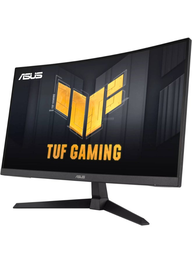 أسوس شاشة الألعاب المنحنية TUF Gaming VG27VQ3B بحجم 27 بوصة، دقة Full HD (1920x1080)، انحناء 1500R، معدل تحديث 180Hz، زمن استجابة 1ms، تقنية Adaptive-Sync، FreeSync Premium، ELMB Sync، 90% DCI-P3، تحسين الظلال، قابلة للتثبيت على VESA | 90LM0A90-B01170 - Image 2