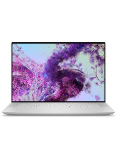 XPS 16 9640 Laptop With  16.3 Inch Full HD+(1920X1200) Display,Intel Core Ultra 7 155H processor/6GB NVIDIA GeForce RTX 4050 Graphics/16GB RAM DDR5/1TB SSD/Windows 11 Pro/ English/Arabic Silver