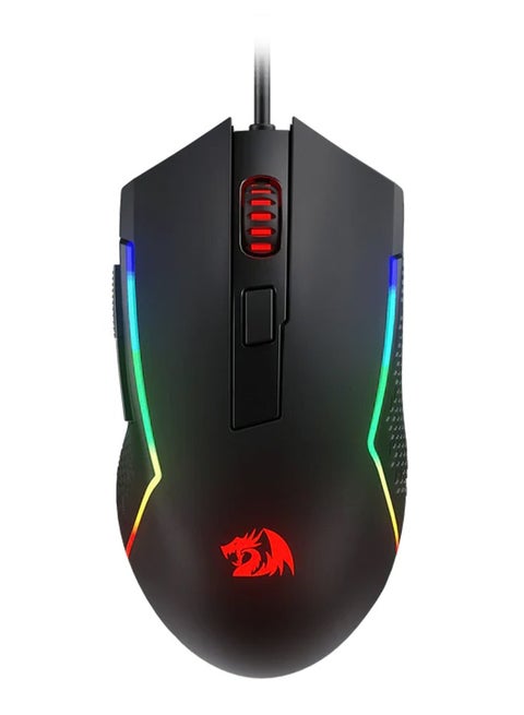 Wired Gaming Mouse , TRIDENT BASIC M616 - RGB , USB Cable , 7 buttons , Max 10000 DPI Sensor responds precisely to movement Switch button , high precision sensor , ergonomic design - black