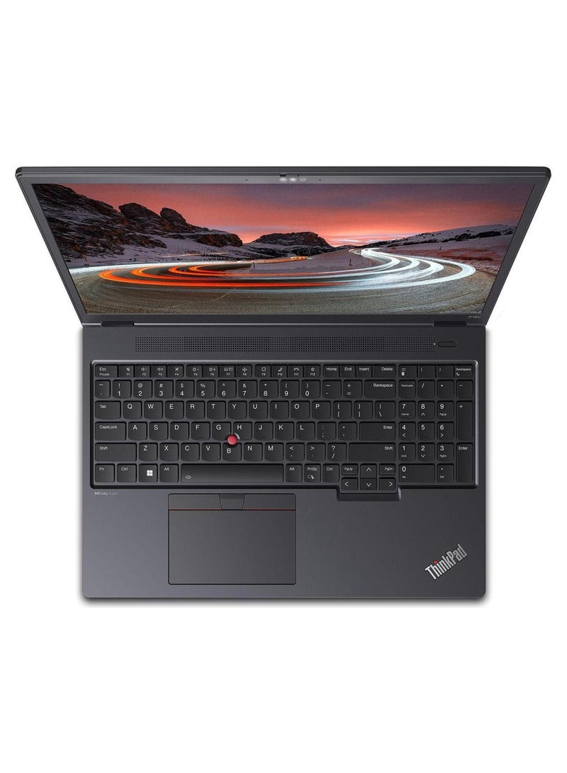 Lenovo - ThinkPad P16v Gen 2 Mobile Workstation 21KX002LUS Intel Core Ultra 7 155H, 16″ WUXGA IPS, 16GB RAM, 512GB SSD, NVIDIA RTX 500 Ada 4GB, Win 11 Pro English Thunder Black - Image 1