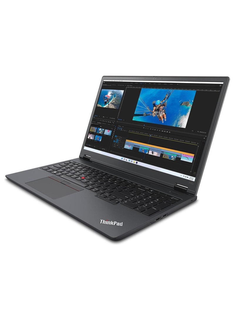 Lenovo - ThinkPad P16v Gen 2 Mobile Workstation 21KX002LUS Intel Core Ultra 7 155H, 16″ WUXGA IPS, 16GB RAM, 512GB SSD, NVIDIA RTX 500 Ada 4GB, Win 11 Pro English Thunder Black - Image 1