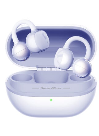 POP Clip Open Ear Earbuds, Bluetooth 5.4 Clip-On Headphones, Lightweight Comfort, AI Call Noise Cancellation with Dual Connection, Immersive Audio Wireless Earbuds, 30H, IPX5, App Control purple - pnsku/N70168689V/45/_/1744638654/3481ecad-3671-4728-b65e-163dbdf6479a