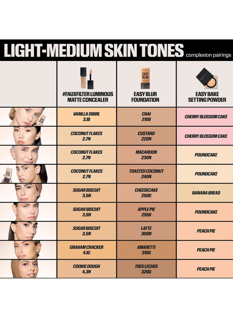 هدى بيوتي Easy Blur Foundation 320G TresLeches  - Image 5