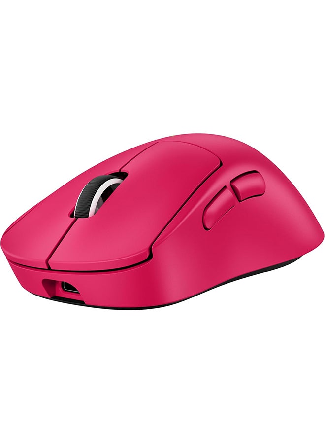 لوجيتيك - G PRO X Superlight 2 DEX Lightspeed Wireless Gaming Mouse, 60g pro-Grade Lightweight Mouse with 5 programmable Buttons, USB-C Charging, 32k DPI Sensor for PC/Mac - Magenta - Image 1