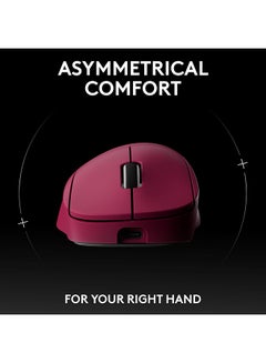 Logitech G PRO X Superlight 2 DEX Lightspeed Wireless Gaming Mouse, 60g pro-Grade Lightweight Mouse with 5 programmable Buttons, USB-C Charging, 32k DPI Sensor for PC/Mac - Magenta  - Image 2