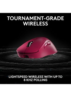 Logitech G PRO X Superlight 2 DEX Lightspeed Wireless Gaming Mouse, 60g pro-Grade Lightweight Mouse with 5 programmable Buttons, USB-C Charging, 32k DPI Sensor for PC/Mac - Magenta  - Image 4