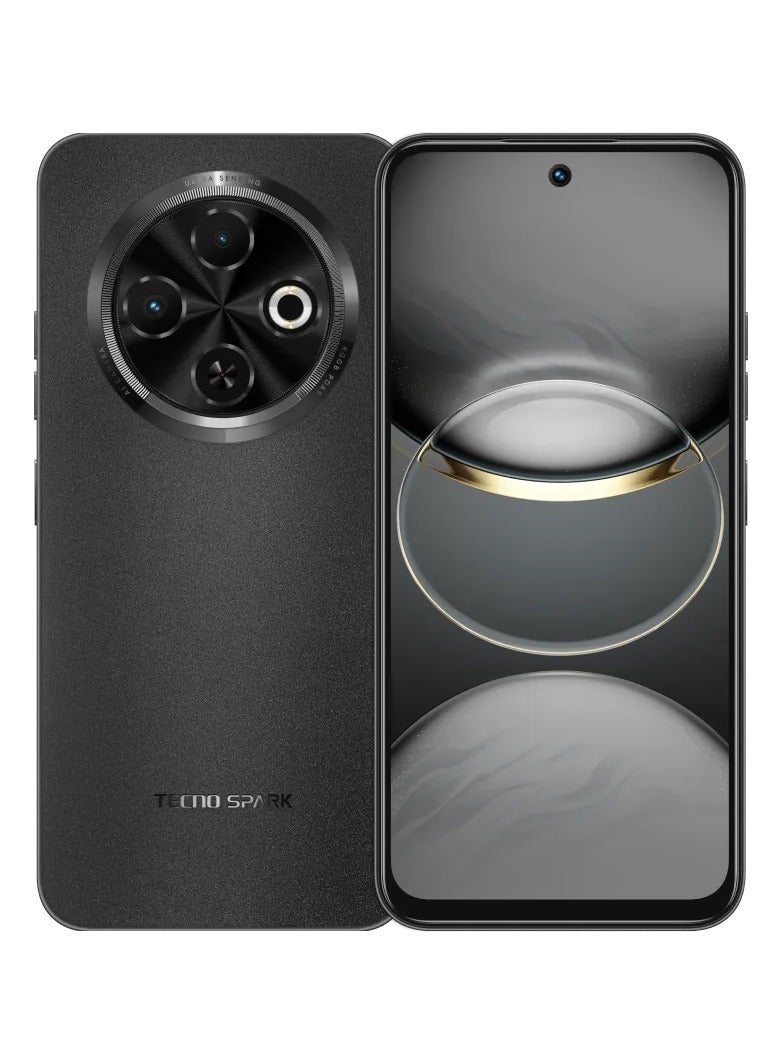 TECNO Spark 30C 128GB ROM+8GB RAM (4GB+4GB Extended) Orbit Black 4G - International version  - Image 1