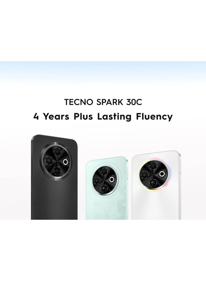 TECNO Spark 30C 128GB ROM+8GB RAM (4GB+4GB Extended) Orbit Black 4G - International version  - Image 4