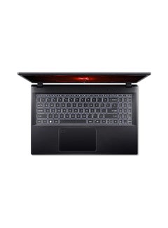 أيسر Nitro V15 Gaming Laptop With 15.6-Inch Full HD(1920X1080) 144Hz Display, AMD Ryzen 5-7530U Processor/8GB RAM DDR5/512GB SSD/6GB NVIDIA GeForce RTX 3050 Graphics Card/DOS(Without Windows)+ Gaming Monitor With 23.8-inch Full HD (1920x1080) English/Arabic Black  - Image 3