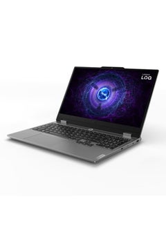 لينوفو LOQ 15IRX9 Laptop With 15.6-inch Full HD (1920x1080) 144Hz Display, Intel Core i7-13650HX Processor/16GB RAM DDR5/512GB SSD/Windows 11/6GB NVIDIA GeForce RTX 3050 Graphics+Gaming Monitor With 23.8-inch, Full HD, (1920x1080) English/Arabic Luna Grey  - Image 3