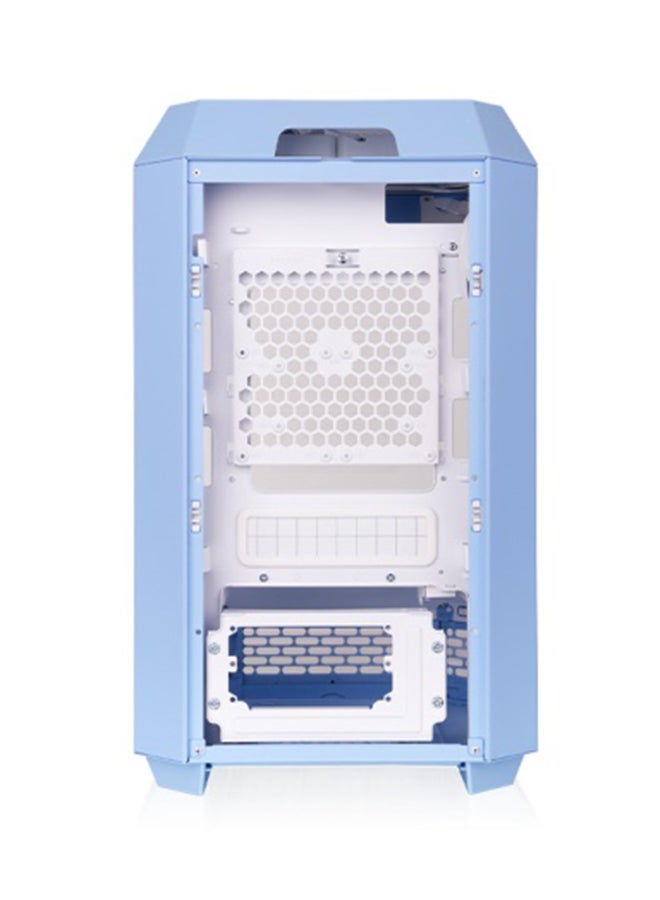 Thermaltake The Tower 250 Mini Tower Chassis – 3mm Tempered Glass, SPCC Material, Dual 120mm CT120 Fans, Supports 360mm AIO Radiator, USB 3.2 Type-C, SFX/ATX PSU, 3 Expansion Slots, Mini ITX Motherboard, Hydrangea Blue | CA-1Z9-00SFWN-00  - Image 5