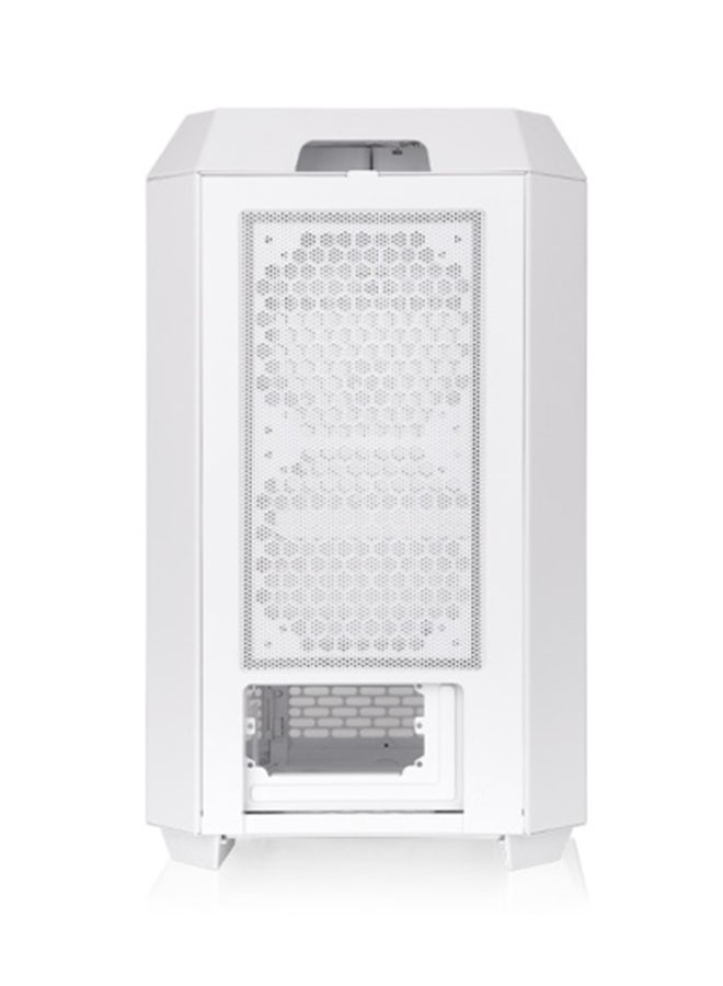 Thermaltake The Tower 250 Mini Tower Chassis – 3mm Tempered Glass, SPCC Material, Dual 120mm CT120 Fans, Supports 360mm AIO Radiator, USB 3.2 Type-C, SFX/ATX PSU, 3 Expansion Slots, Mini ITX Motherboard, Snow White | CA-1Z9-00S6WN-00  - Image 4