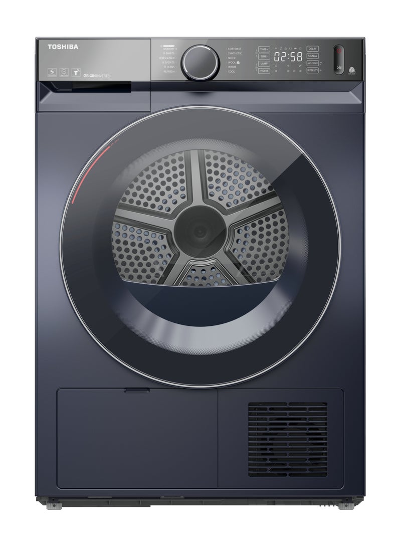 Toshiba Washing Front Loading Washing Machine TD-BK112GHEG(MK) Heat Pump, Sense Dry, Anti-wrinkle, UV sanitization, Antibacterial gasket, WIFI, Wool care 10.2 kg 6221284000386 Morandi Grey  - Image 1