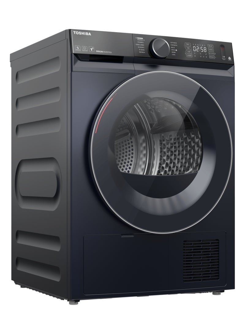 Toshiba Washing Front Loading Washing Machine TD-BK112GHEG(MK) Heat Pump, Sense Dry, Anti-wrinkle, UV sanitization, Antibacterial gasket, WIFI, Wool care 10.2 kg 6221284000386 Morandi Grey  - Image 2