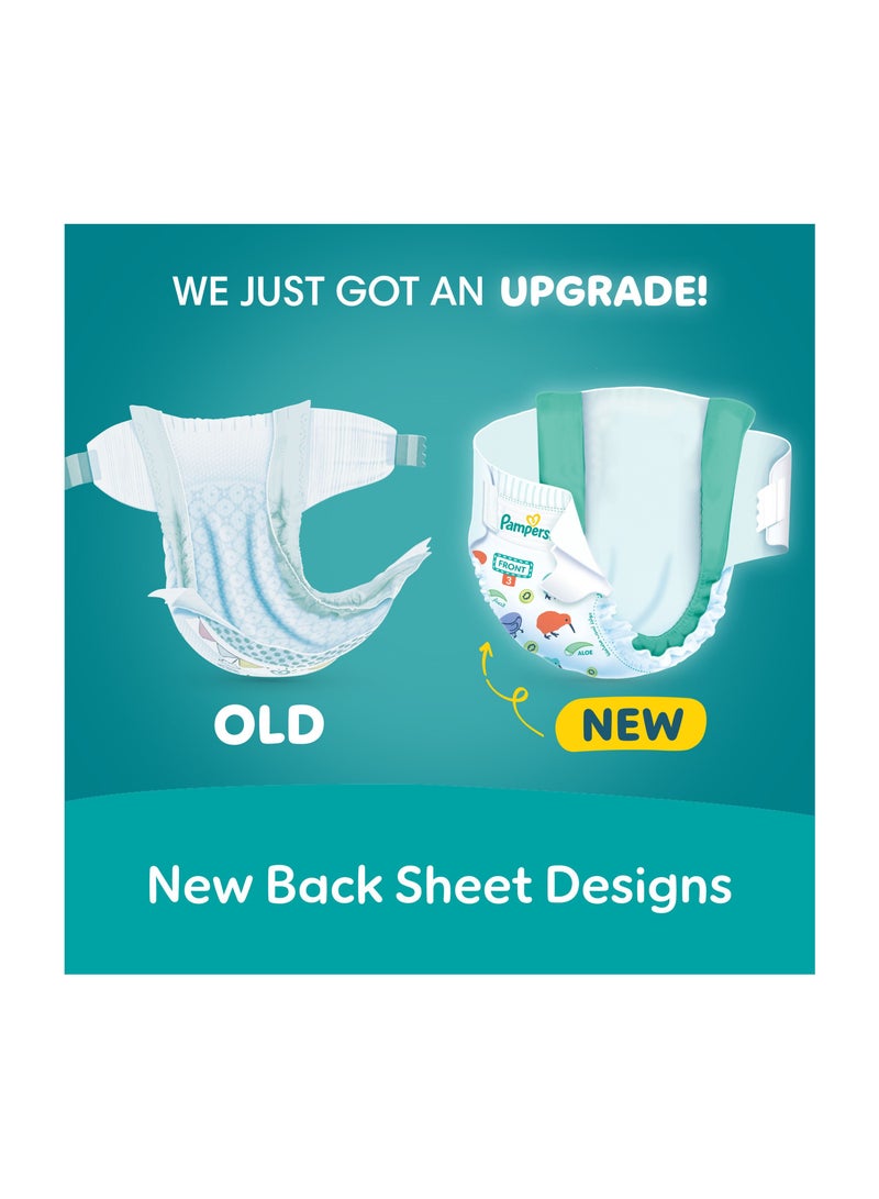 Pampers - Rash And Leakage Protection Size 3 6-10kg Taped Diapers With Aloe Vera Lotion Super Saver Box - 228 Count - Image 1