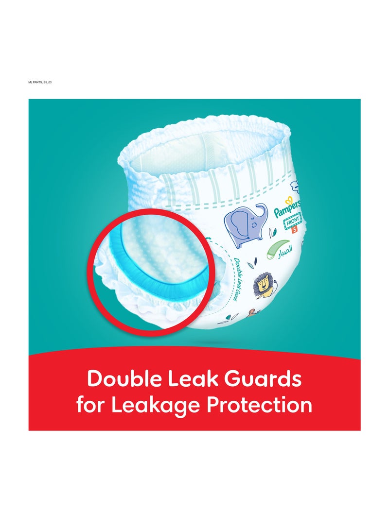 Pampers - Rash And Leakage Protection Size 5 12-18kg Pant Diapers Aloe Vera Lotion  Super Saver Box - 162 Count - Image 1