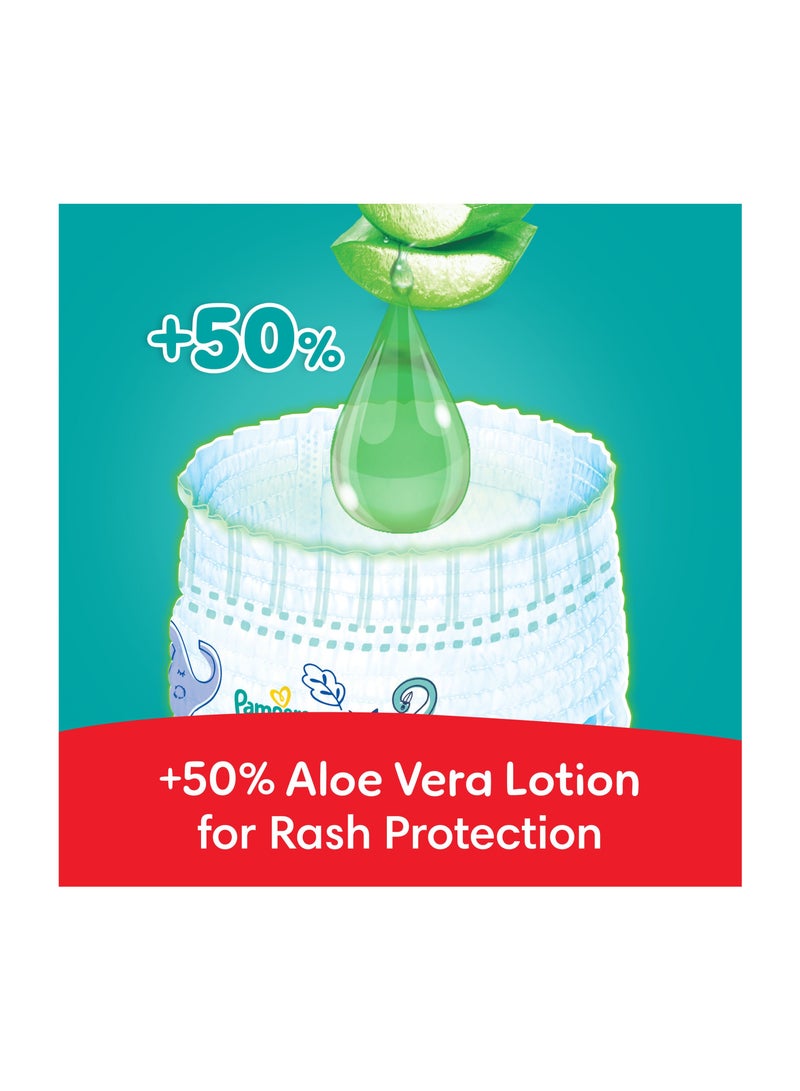 Pampers Rash And Leakage Protection Size 5 12-18kg Pant Diapers Aloe Vera Lotion  Super Saver Box - 162 Count - Image 4