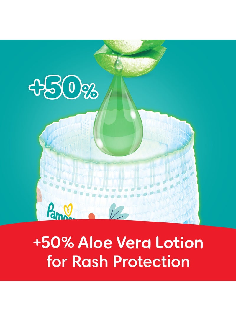 Pampers Rash And Leakage Protection Size 4, 9-14 kg Pant Diapers With Aloe Vera Lotion Super Saver Box - 192 Count  - Image 4