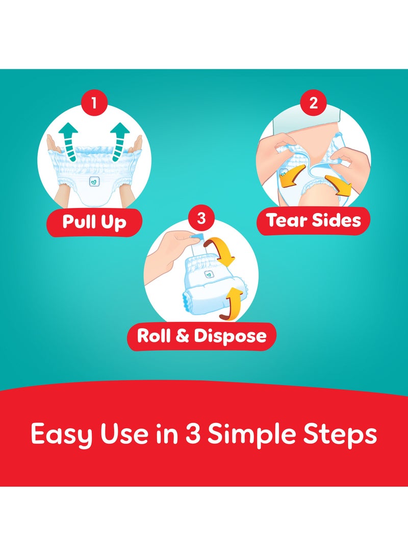 Pampers Rash And Leakage Protection Size 4, 9-14 kg Pant Diapers With Aloe Vera Lotion Super Saver Box - 192 Count - Image 5