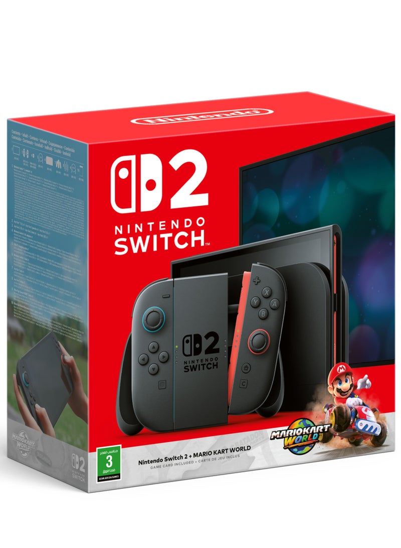 Nintendo - Switch 2 With Mario Kart World Bundle - Image 1