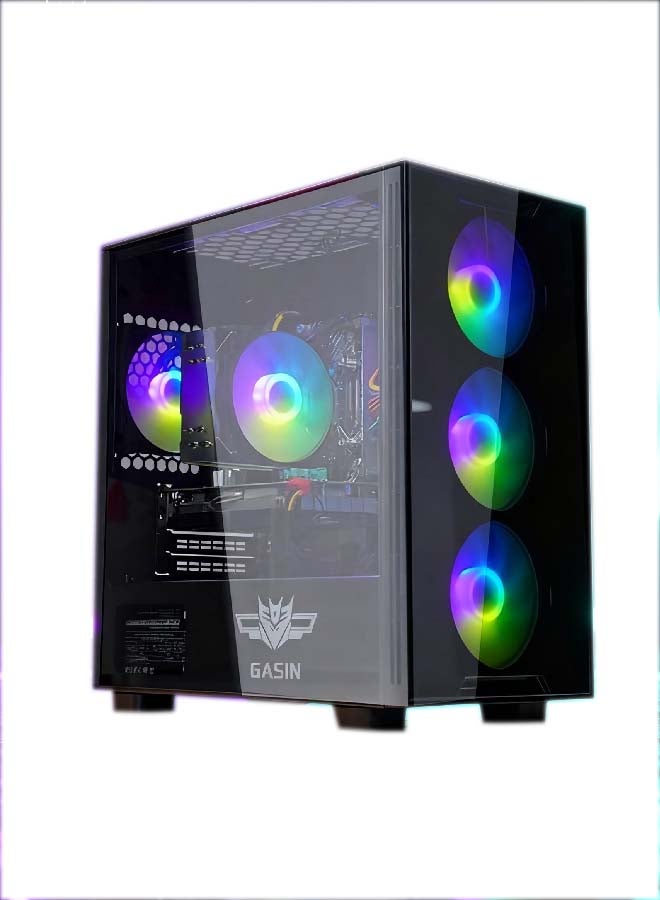 غاز كمبيوتر ألعاب بمعالج Core i5-11400F/محرك أقراص اس اس دي سعة 1 تيرابايت/ذاكرة وصول عشوائي (رام) سعة 16 جيجابايت/ذاكرة وصول عشوائي (رام) سعة 3200 ميجابايت/نظام تشغيل ويندوز 11/بطاقة رسومات NVIDIA GeForce GTX 1650 سعة 4 جيجابايت/ أسود - Image 1