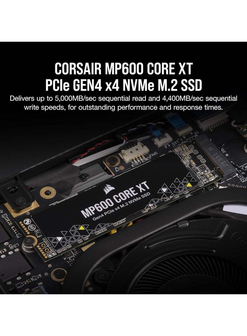 كورسير MP600 CORE XT PCIe Gen4 x4 NVMe 1.4 M.2 SSD - CSSD-F1000GBMP600CXTR2 | 1 TB  - Image 2