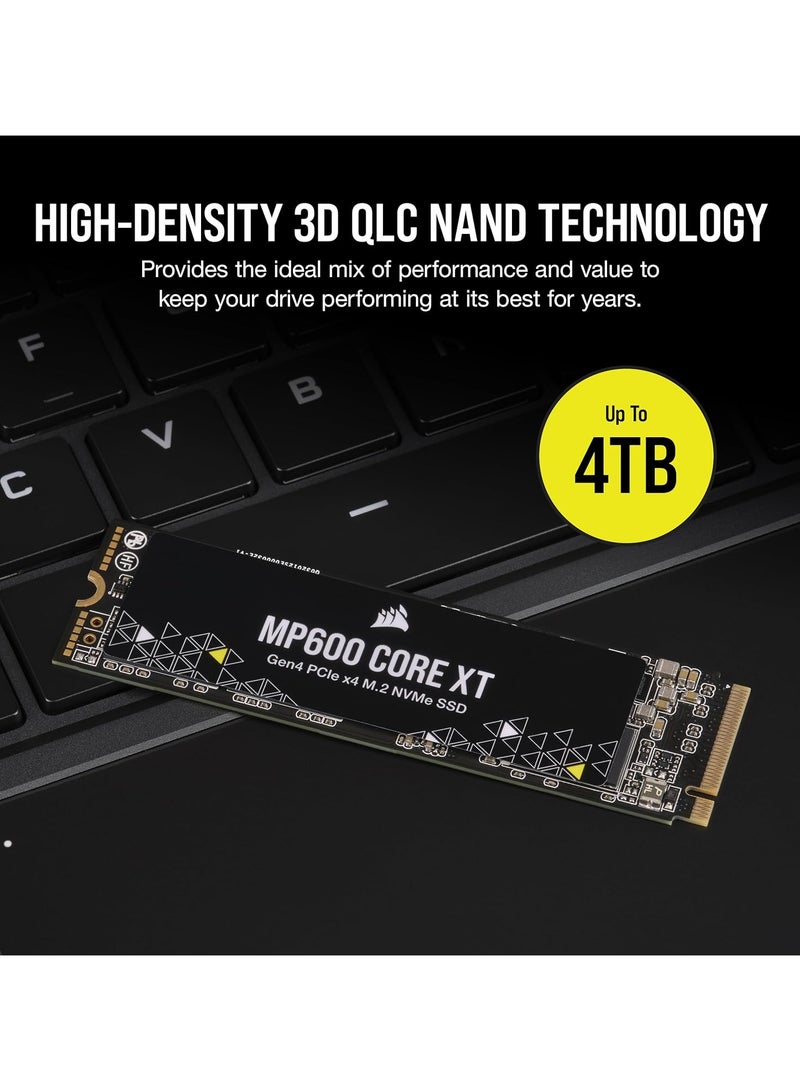 كورسير MP600 CORE XT PCIe Gen4 x4 NVMe 1.4 M.2 SSD - CSSD-F1000GBMP600CXTR2 | 1 TB  - Image 4