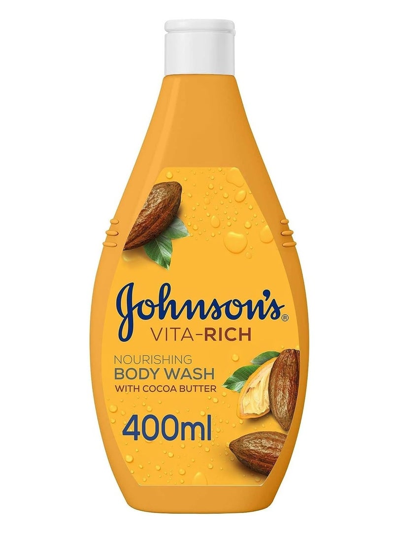 جونسين Body Care Nourishing Body Wash with Cocoa Butter 400ml 