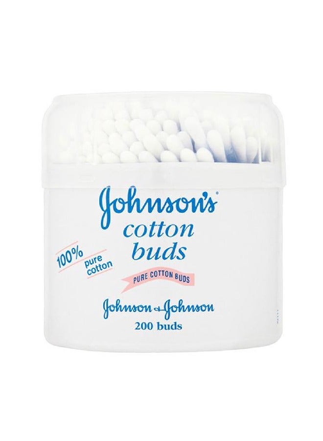 جونسون أعواد قطن نقية 200 قطعة