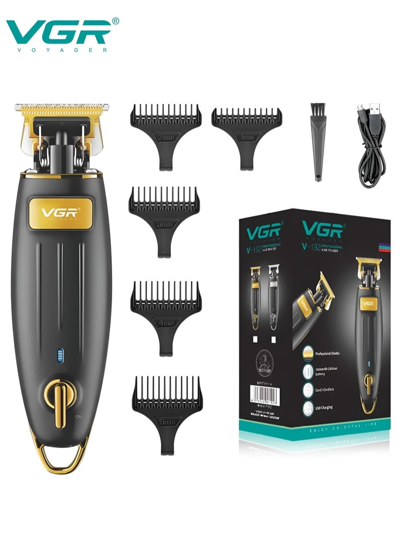في جي آر Hair Clippers for Men Professional Clippers for Barbers Hair Cutting Kit Cordless Hair Clippers USB Charging Model V192 Multicolour  - Image 1