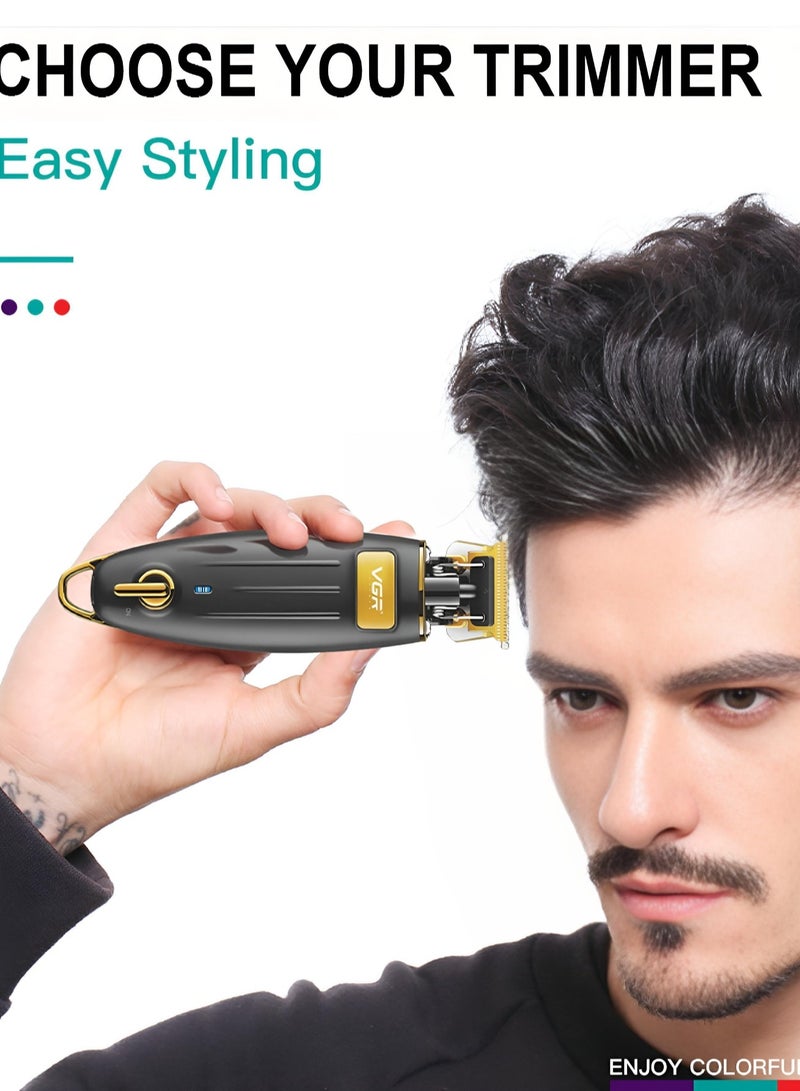 في جي آر Hair Clippers for Men Professional Clippers for Barbers Hair Cutting Kit Cordless Hair Clippers USB Charging Model V192 Multicolour  - Image 2