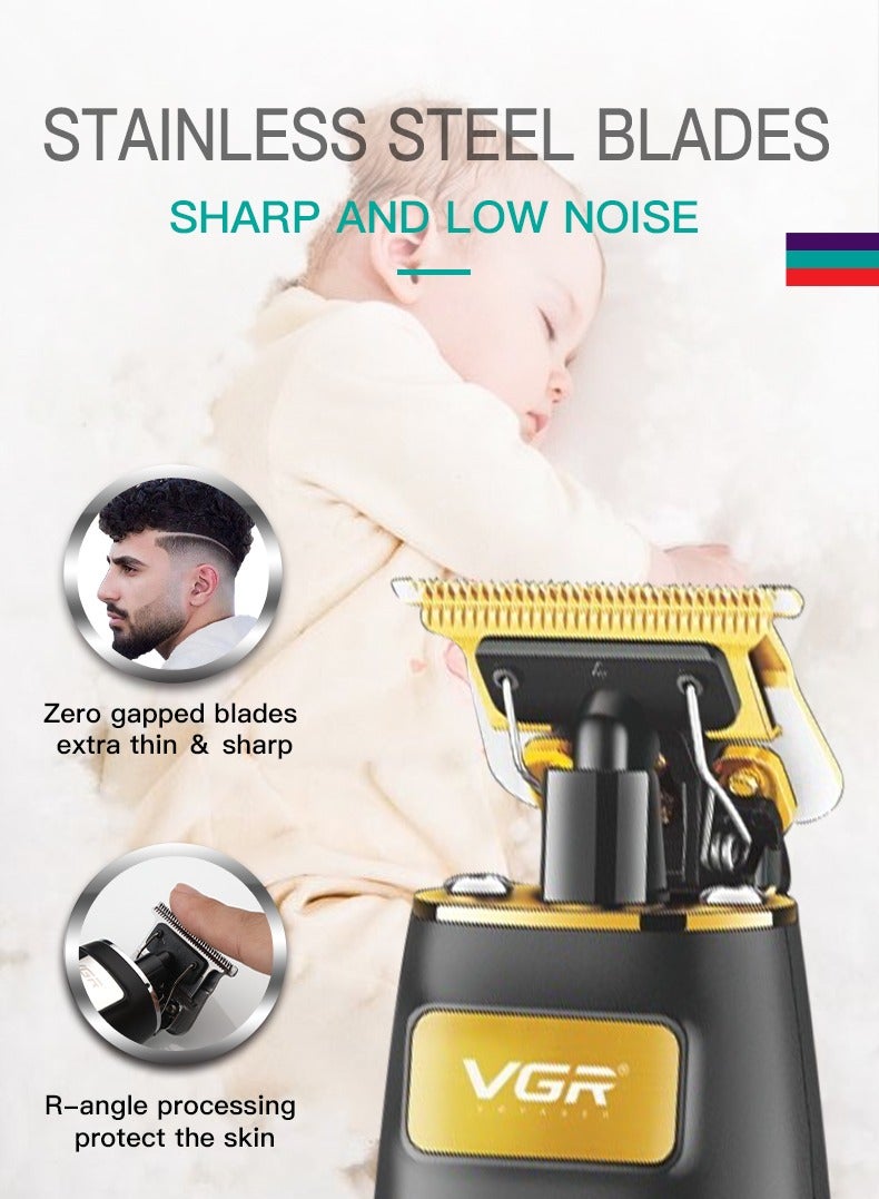 في جي آر Hair Clippers for Men Professional Clippers for Barbers Hair Cutting Kit Cordless Hair Clippers USB Charging Model V192 Multicolour  - Image 4