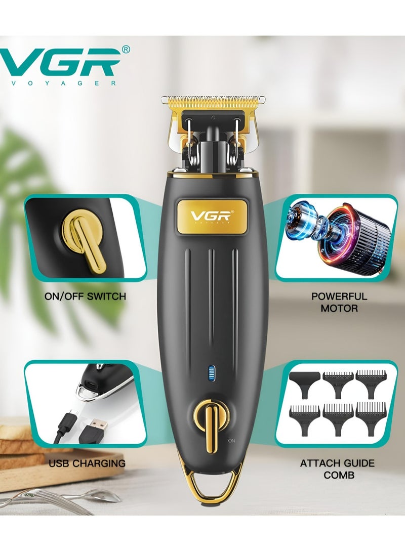 في جي آر Hair Clippers for Men Professional Clippers for Barbers Hair Cutting Kit Cordless Hair Clippers USB Charging Model V192 Multicolour  - Image 3