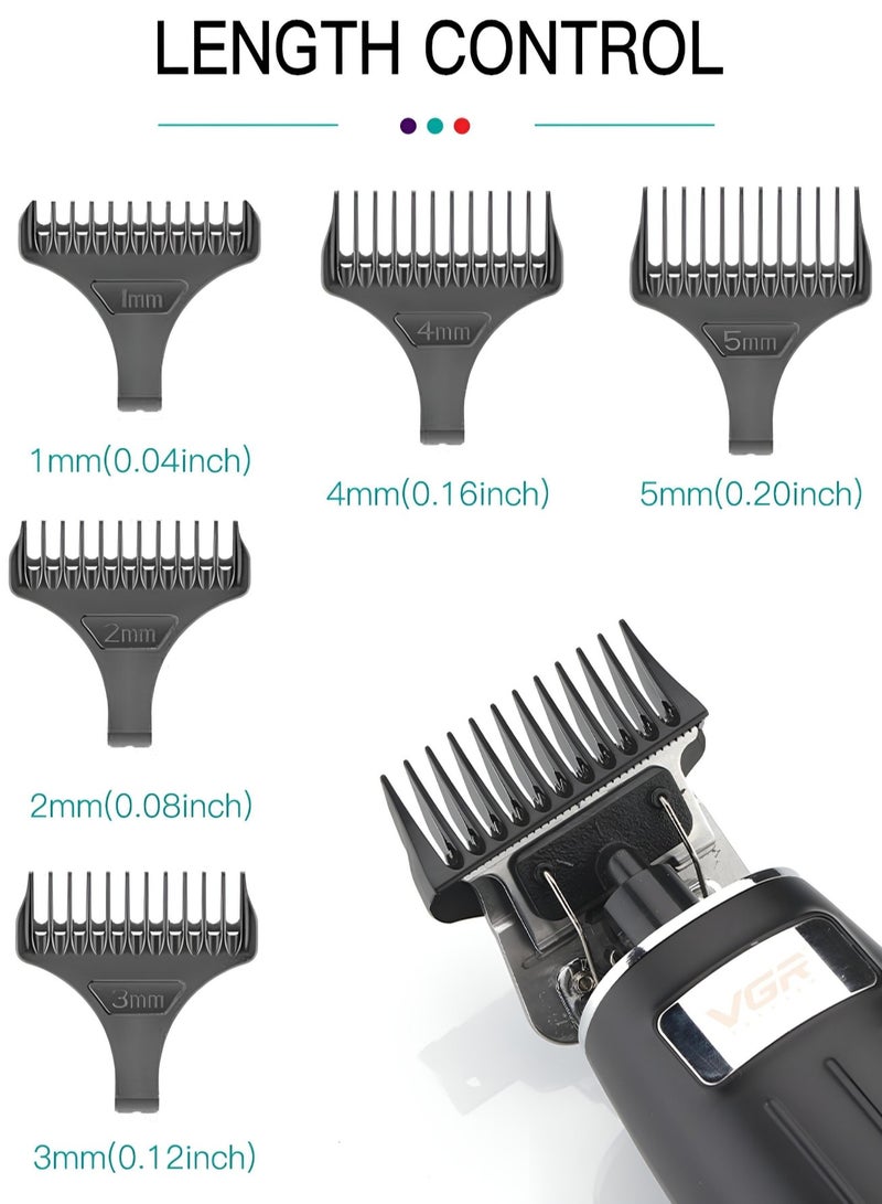 Hair Clippers for Men Professional Clippers for Barbers Hair Cutting Kit Cordless Hair Clippers USB Charging Model V192 Multicolour