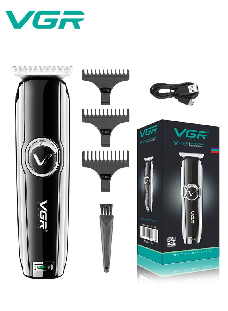 في جي آر Electric Hairdresser Cordless Professional Hair and Beard Trimmer for Family Cordless Grooming Kit (Black)  - Image 1
