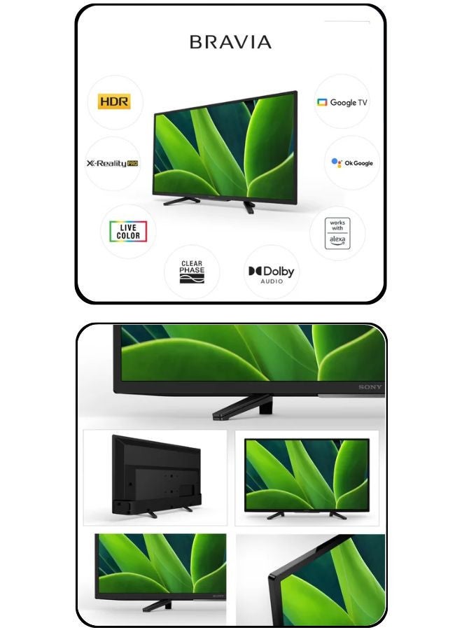 Sony Bravia 32 Inch HD Smart TV & Soundbar Bundle – 720p HD, HDR, Google TV, Alexa | Immersive 2-Channel Sound, USB, HDMI, Bluetooth & More KD-32W830K+SOUNDBAR black - Image 3