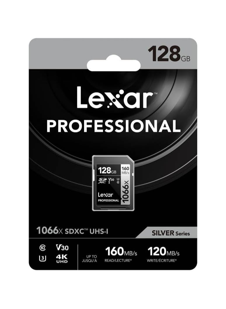 Lexar Professional SDXC Card - 1066X UHS-I V30 U3 128 GB  - Image 1