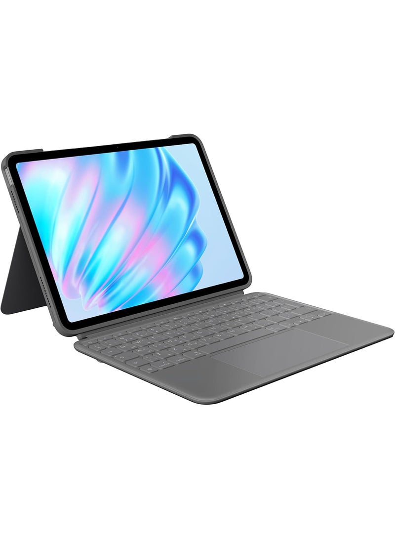 Logitech Combo Touch iPad Air 11-inch (M2), iPad Air (5th gen - 2022) Keyboard Case - Arabic Layout - Oxford Grey 