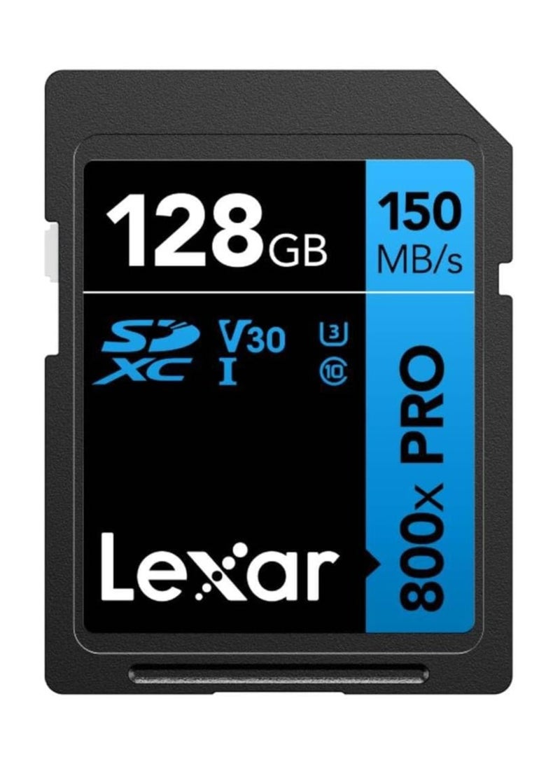 ليكسار PROFESSIONAL 128GB 800X PRO SDXC UHS-I CARDS, UP TO 150MB/S READ 45MB/S WRITE C10 V30 U3 128 GB  - Image 2