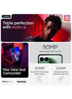Motorola Razr 60 Ultra 5G Dual SIM Scarab 16GB RAM 512 GB With Free (Moto Buds Plus + 6 Months Screen Damage Protection) - Middle East Version  - Image 5