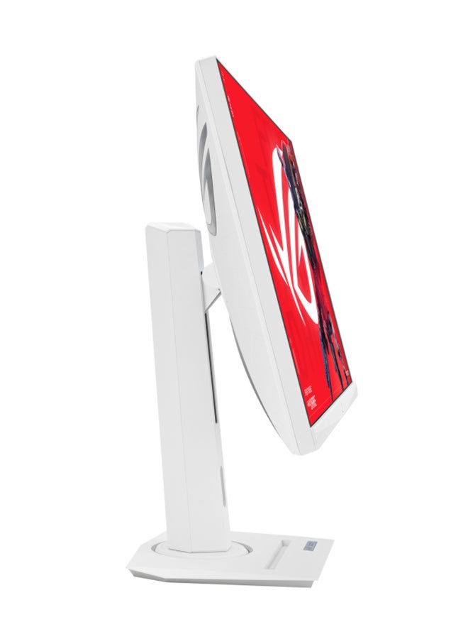 ASUS - ROG Strix XG27UCG-W 27" 4K UHD Dual Mode Fast IPS Gaming Monitor, 160Hz (4K) or 320Hz (FHD), 1ms GTG, HDR10, 95% DCI-P3, 130% sRGB, DisplayHDR 400, ELMB SYNC, Adaptive-Sync, G-SYNC Compatible, FreeSync Premium, Shadow Boost, DisplayWidget Center, Aura Sync RGB, USB Type-C, HDMI 2.1, DisplayPort 1.4, Anti-Glare, VESA Mount, Tripod Socket, TÜV Certified, Low Blue Light, Flicker-Free | 90LM0AG2-B01371 white - Image 1