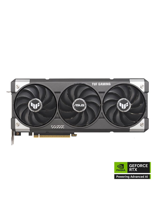 أسوس - TUF Gaming GeForce RTX 5060 Ti 16GB GDDR7 OC Edition Graphics Card, 4608 CUDA Cores, 2692 MHz Boost Clock, PCIe 5.0, 28 Gbps Memory, 4 Display Support, HDMI 2.1b, DisplayPort 2.1b, ARGB, 3.1 Slot Design, TUF Cooling System & GPU Tweak III Software | 90YV0MG0-M0NA00 - Image 1